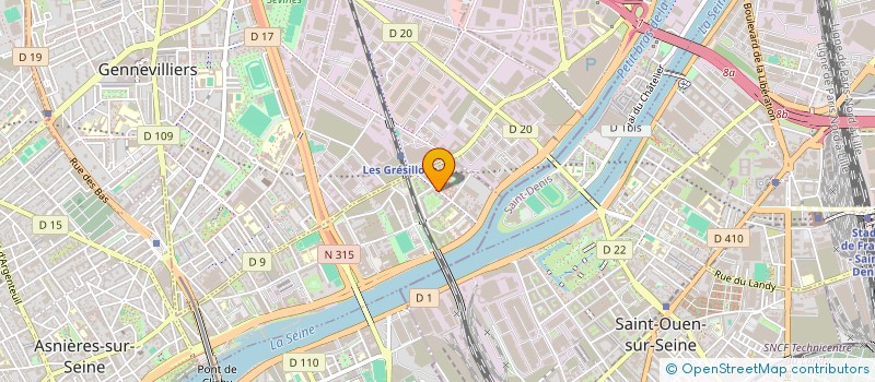 localisation de l'entreprise MADAME VERONIQUE POIRSON à ASNIERES-SUR-SEINE
