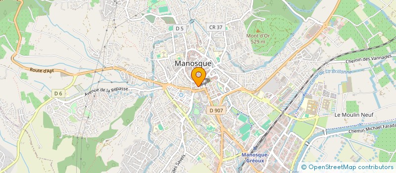 localisation de l'entreprise MADAME VERONIQUE POLLOCK à MANOSQUE