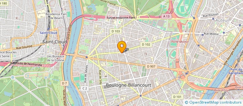 localisation de l'entreprise MADAME VERONIQUE POLYTARIDES à BOULOGNE-BILLANCOURT