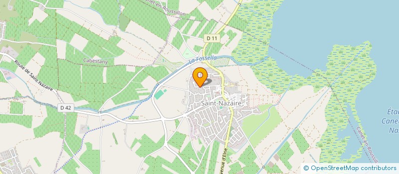 localisation de l'entreprise MADAME VERONIQUE POMARES à SAINT-NAZAIRE