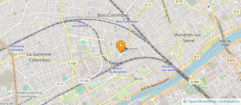 localisation de l'entreprise MADAME VERONIQUE POMMEL  ASNIERES-SUR-SEINE