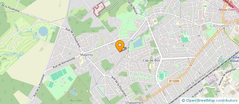 localisation de l'entreprise MADAME VERONIQUE PONCY  PESSAC