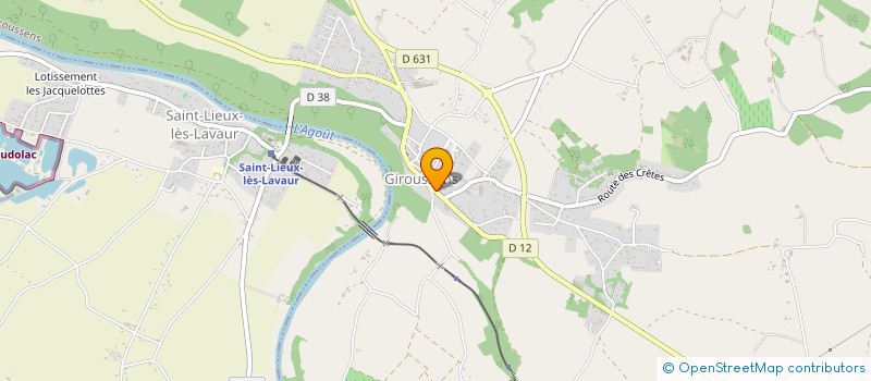 localisation de l'entreprise MADAME VERONIQUE PONSARD à GIROUSSENS