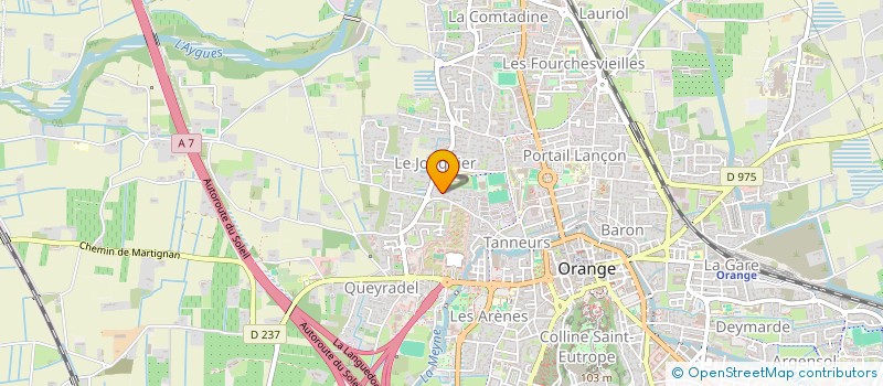 localisation de l'entreprise MADAME VERONIQUE PORET  ORANGE