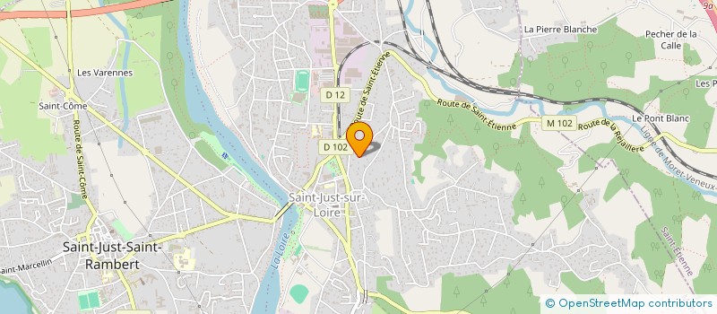 localisation de l'entreprise MADAME VERONIQUE PORTE  SAINT-JUST-SAINT-RAMBERT