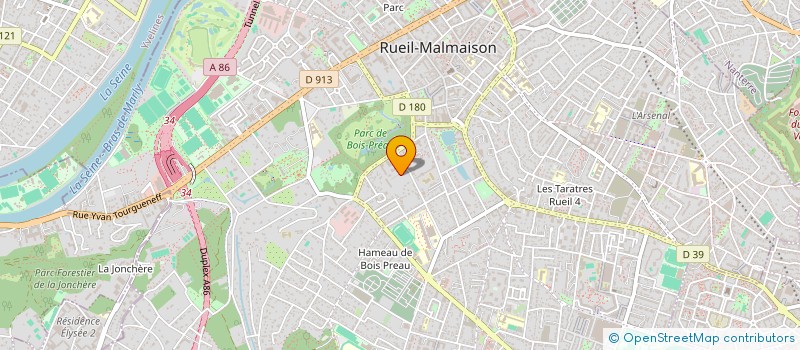 localisation de l'entreprise MADAME VERONIQUE PORTE à RUEIL-MALMAISON