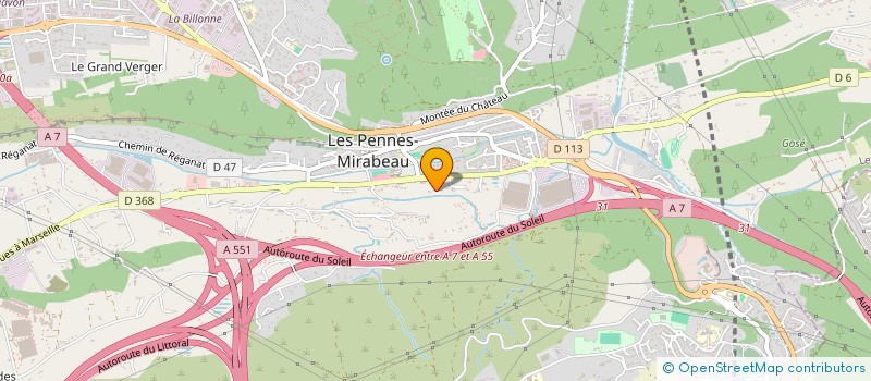 localisation de l'entreprise MADAME VERONIQUE PORTRON à LES PENNES-MIRABEAU