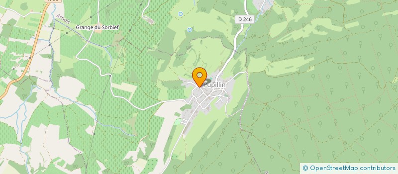 localisation de l'entreprise MADAME VERONIQUE POUGET  PUPILLIN