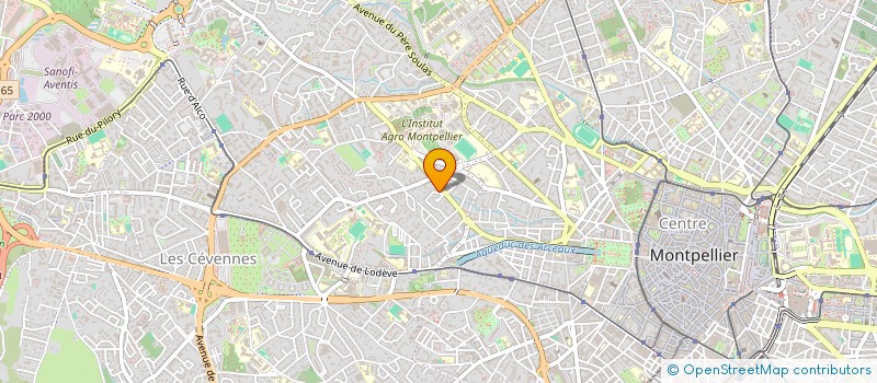 localisation de l'entreprise MADAME VERONIQUE POUS à MONTPELLIER