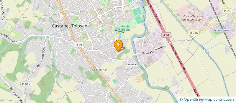 localisation de l'entreprise MADAME VERONIQUE POUYLEAU à CASTANET-TOLOSAN