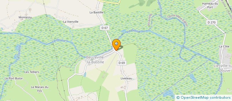 localisation de l'entreprise MADAME VERONIQUE PROVIN  BEUZEVILLE-LA-BASTILLE