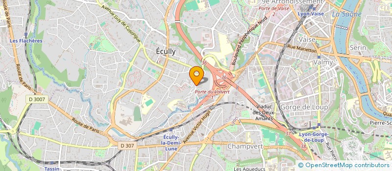 localisation de l'entreprise MADAME VERONIQUE PRUNARET  LES VANS