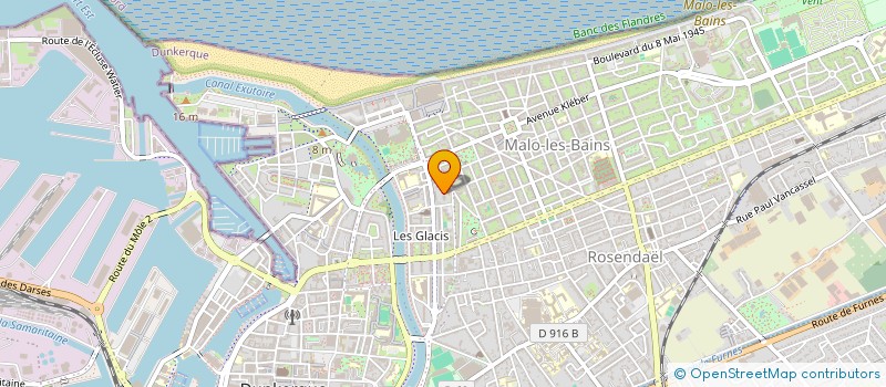 localisation de l'entreprise MADAME VERONIQUE PRUVOST à DUNKERQUE