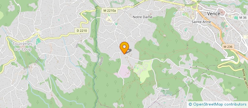 localisation de l'entreprise MADAME VERONIQUE PUCCETTI  VENCE