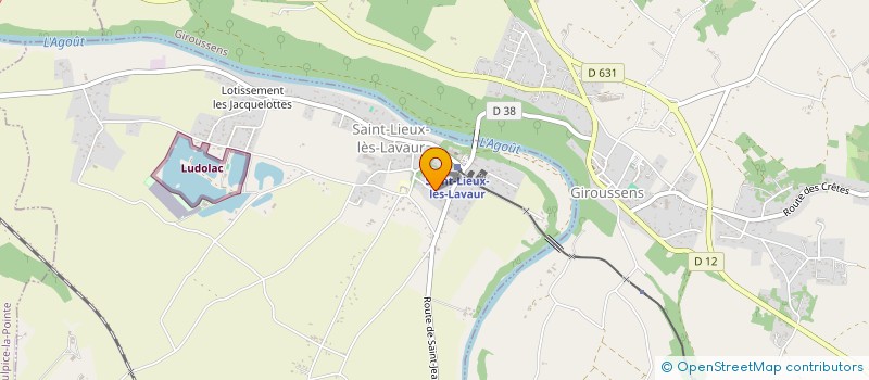 localisation de l'entreprise MADAME VERONIQUE PUJOL  SAINT-LIEUX-LES-LAVAUR