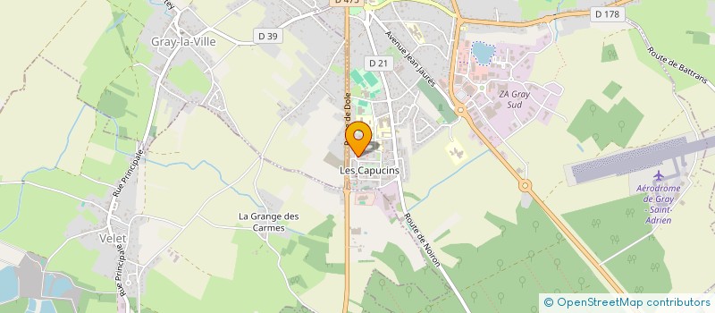 localisation de l'entreprise MADAME VERONIQUE PUVELAND  GRAY