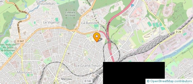 localisation de l'entreprise MADAME VERONIQUE QUANTIN à LIMOGES