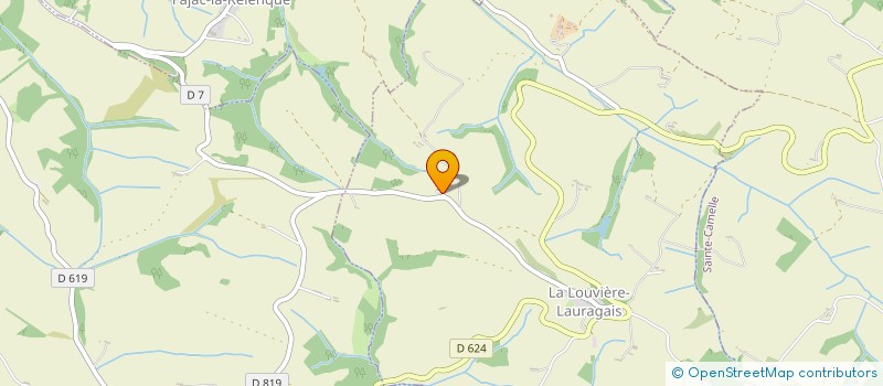 localisation de l'entreprise MADAME VERONIQUE QUEROL à LA LOUVIERE-LAURAGAIS