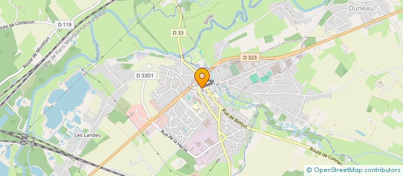 localisation de l'entreprise MADAME VERONIQUE QUESNEL à CONNERRE