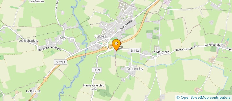 localisation de l'entreprise MADAME VERONIQUE QUINETTE  MAGNY-EN-BESSIN