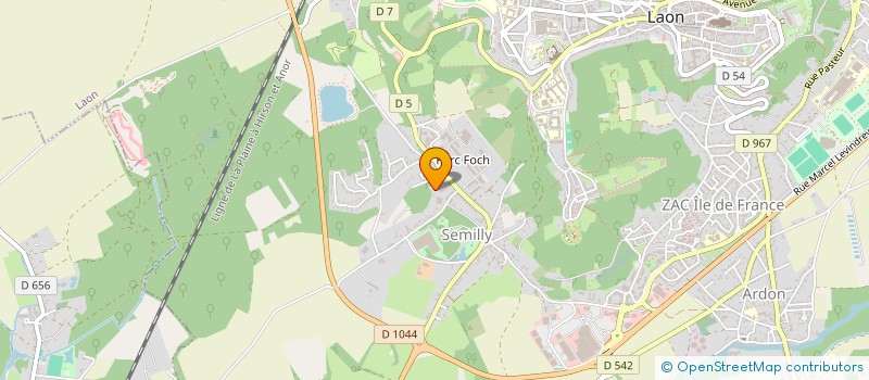localisation de l'entreprise MADAME VERONIQUE RABOUILLE à LAON