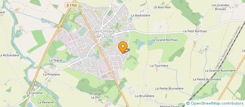 localisation de l'entreprise MADAME VERONIQUE RACINEUX à MONTAIGU-VENDEE