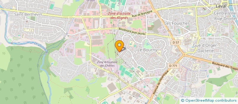 localisation de l'entreprise MADAME VERONIQUE RAIMBAULT à LAVAL