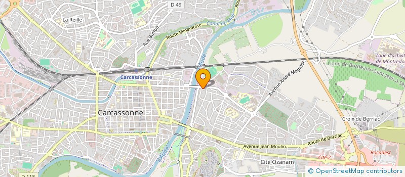 localisation de l'entreprise MADAME VERONIQUE RAMIREZ à CARCASSONNE