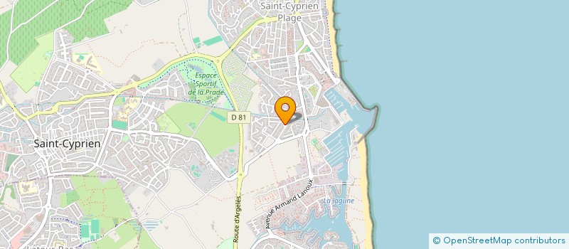 localisation de l'entreprise MADAME VERONIQUE RAMON  SAINT-CYPRIEN