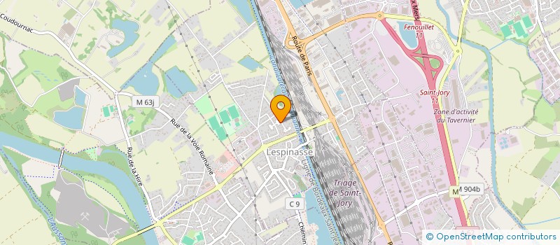 localisation de l'entreprise MADAME VERONIQUE RAMOS  LESPINASSE