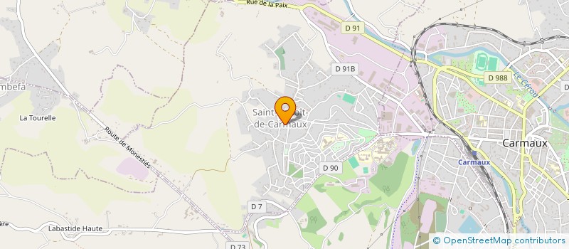 localisation de l'entreprise MADAME VERONIQUE RAMOUNEAU  BLAYE LES MINES