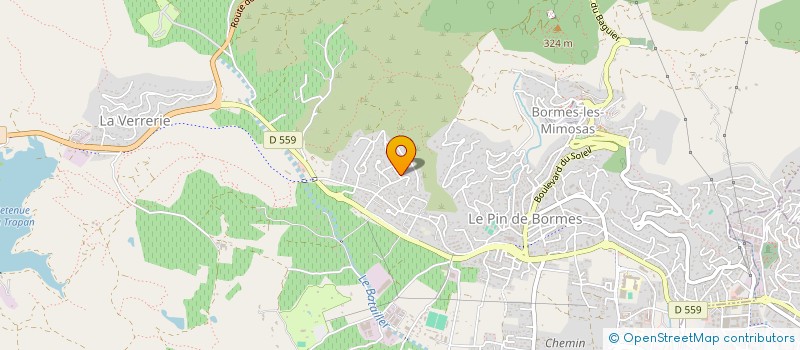 localisation de l'entreprise MADAME VERONIQUE RANCE à BORMES-LES-MIMOSAS