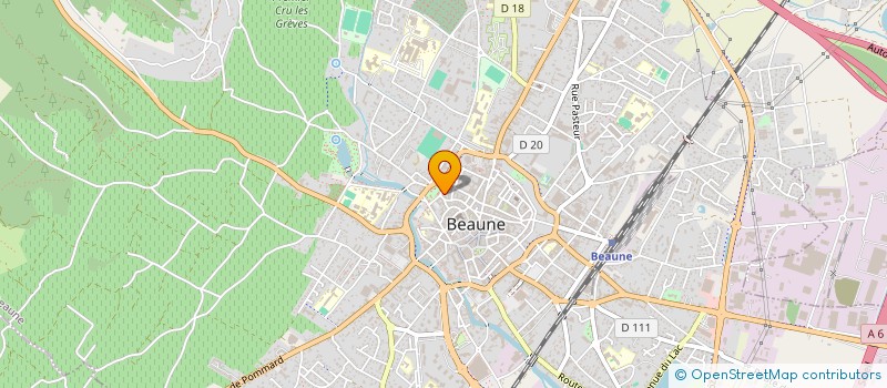 localisation de l'entreprise MADAME VERONIQUE RAPPENEAU à BEAUNE