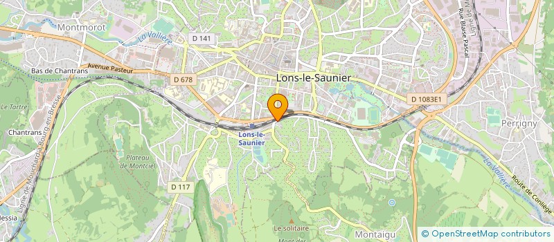 localisation de l'entreprise MADAME VERONIQUE RATEL à LONS-LE-SAUNIER