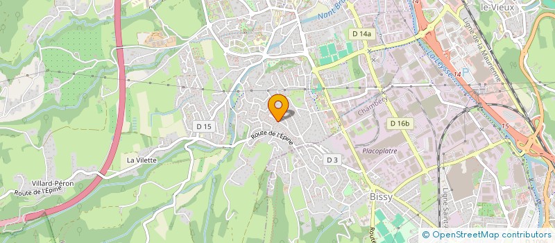 localisation de l'entreprise MADAME VERONIQUE RATTI  LA MOTTE-SERVOLEX