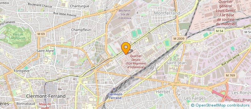 localisation de l'entreprise MADAME VERONIQUE RAYNAL  CLERMONT-FERRAND