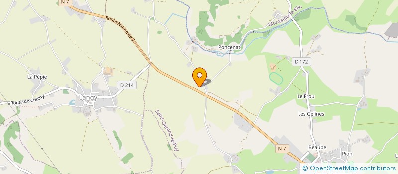 localisation de l'entreprise MADAME VERONIQUE REBOLLO  SAINT-GERAND-LE-PUY