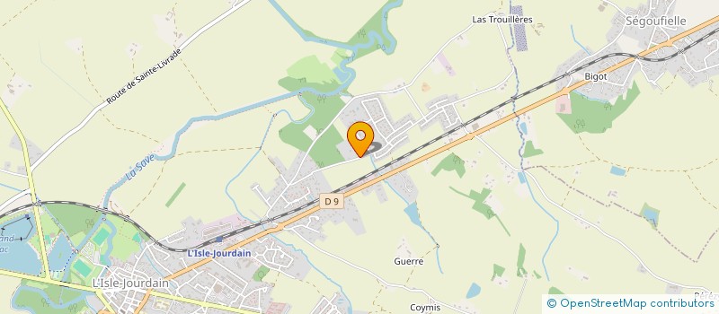localisation de l'entreprise MADAME VERONIQUE RENAUD à L'ISLE-JOURDAIN