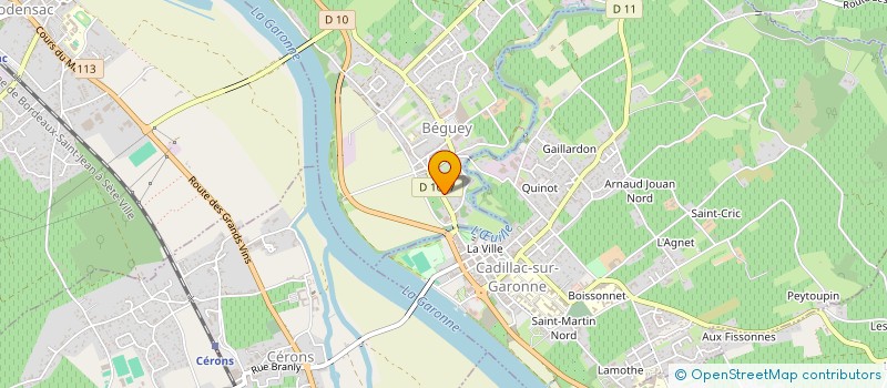 localisation de l'entreprise MADAME VERONIQUE RENNETEAU  BEGUEY