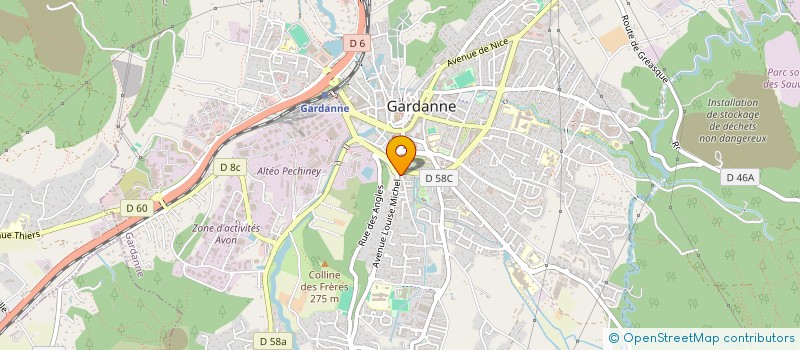 localisation de l'entreprise MADAME VERONIQUE REY à GARDANNE