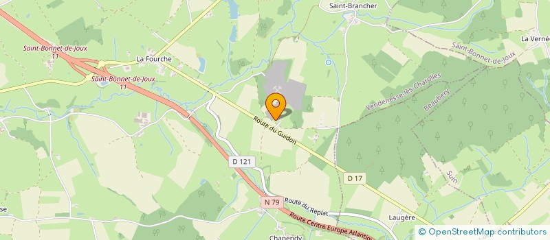 localisation de l'entreprise MADAME VERONIQUE REY  VENDENESSE-LES-CHAROLLES