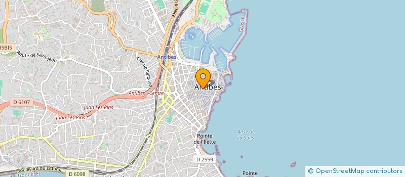 localisation de l'entreprise MADAME VERONIQUE REYMOND à ANTIBES