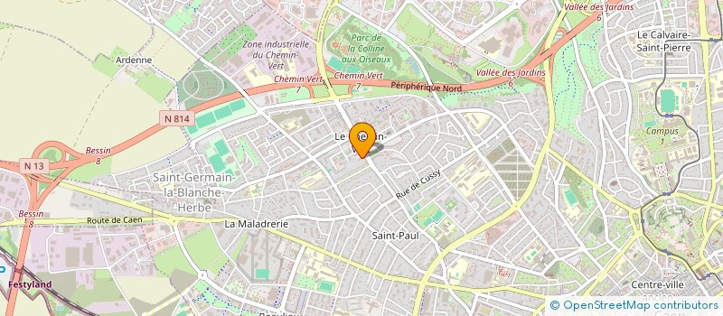 localisation de l'entreprise MADAME VERONIQUE REYMOND à CAEN