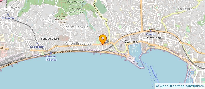 localisation de l'entreprise MADAME VERONIQUE REZE à CANNES