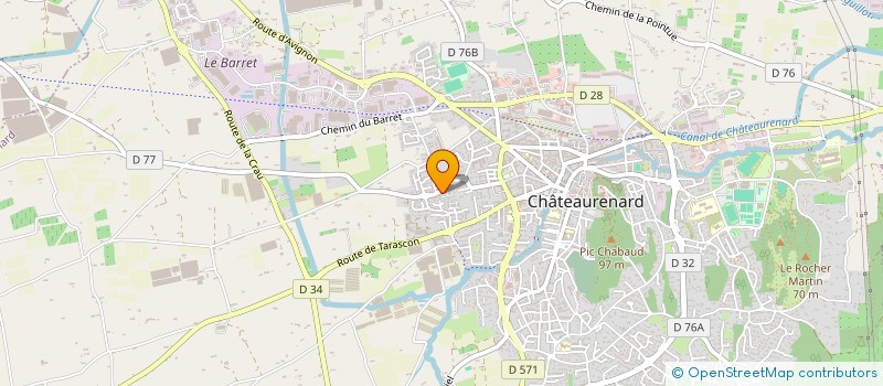 localisation de l'entreprise MADAME VERONIQUE RIALLAND à CHATEAURENARD