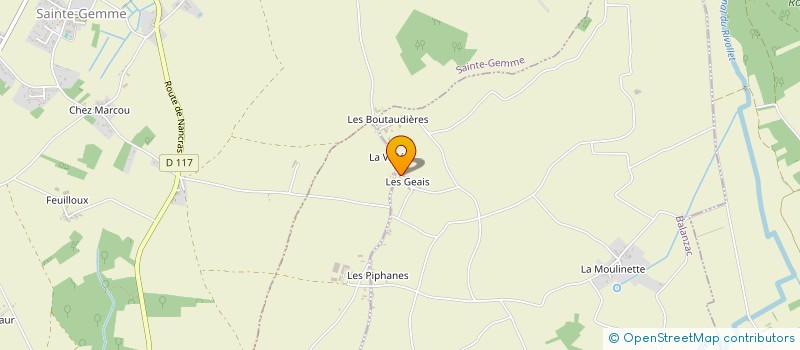 localisation de l'entreprise MADAME VERONIQUE RIBERA  BALANZAC