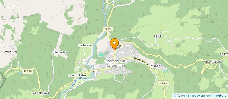 localisation de l'entreprise MADAME VERONIQUE RIBES à CHAMPS-SUR-TARENTAINE-MARCHAL