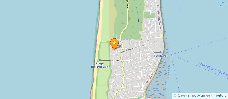 localisation de l'entreprise MADAME VERONIQUE RICHARD  LEGE-CAP-FERRET