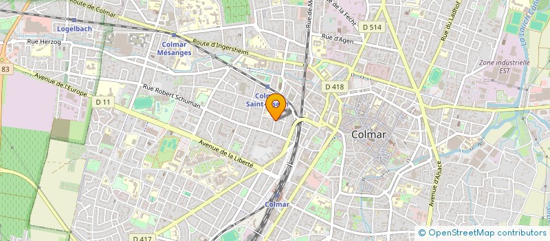 localisation de l'entreprise MADAME VERONIQUE RICHARD  COLMAR