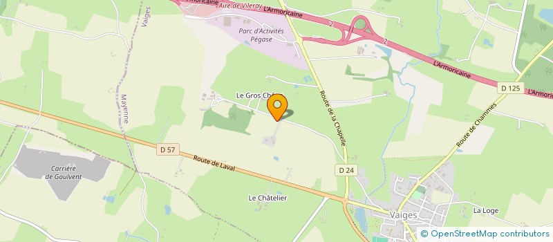 localisation de l'entreprise MADAME VERONIQUE RIEDINGER  SAINT-LEGER